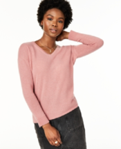 NEW CHARTERS CLUB PINK 100% CASHMERE SWEATER SIZE PM PETITE M $159 - $64.91