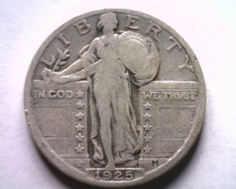1925 Standing Liberty Quarter Fine F Nice Original Coin Bobs Coins Fast Shipment - £10.35 GBP