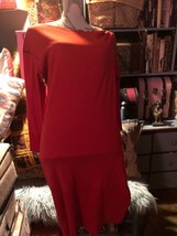 Theodore Beverly Hills Smokin Scarlet Red Dress Size Xs - £23.74 GBP