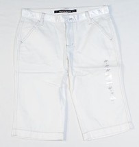 DKNY Jeans White Super Crop Shorts Junior Womans Size 3 NWT - $49.49