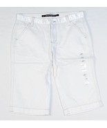 DKNY Jeans White Super Crop Shorts Junior Womans Size 3 NWT - £38.80 GBP