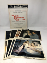 Original VTG MGM Press Book 8 Lobby Cards, The Cincinnati Kid Steve Mcqueen 1965 - £120.34 GBP