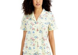 allbrand365 designer Womens Cotton Swiss Dot Pajama Top Only,1-Piece,Size Large - £46.74 GBP