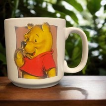 Vintage Disney Mug WINNIE THE POOH Portrait Ceramic 12oz Coffee Tea Cup Thailand - £9.34 GBP