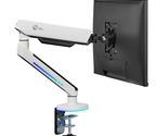 SIIG Single Monitor Desk Mount with Built-in Ambient Relaxing RGB Lights... - $201.79