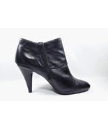 Size 8.5 Women Heels Ankle Boot Black Leather NATURALIZER New Wave Punk ... - $29.99