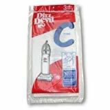 Primary image for Dirt Devil Royal Upright Type C Paper Bags 3PK Manufacture Part # 3700147001 by 