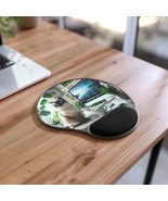 Stylish Cat Themed Mouse Pad with Wrist Rest, Gaming Desk Accessory, Off... - $42.13 CAD