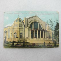 1909 Seattle Worlds Fair Postcard Manufacturers Building Alaska Yukon Pacific - £7.85 GBP