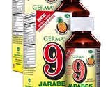 Germa  9 Jarabes respiratory support syrup 4 oz  (2 Pack) - £22.32 GBP