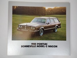 1982 PONTIAC Bonneville Model G Showroom Dealer Advertisement 17x20 Card... - $3,763.16 MXN