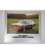 1982 PONTIAC Bonneville Model G Showroom Dealer Advertisement 17x20 Card... - $3,763.16 MXN