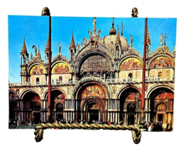 The Basilica of St. Mark&#39;s Postcard Italian Church Venice Printed Italy ... - £4.57 GBP