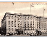 Copley Plaza Hotel Boston Massachusetts MA UNP Linen Postcard N24 - £2.35 GBP