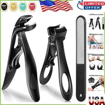 Ergonomic Nail Clippers Kit - Extra Sharp Tools for Thick Nails &amp; Travel - $280.49 MXN
