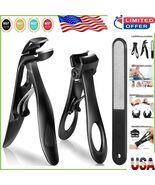 Ergonomic Nail Clippers Kit - Extra Sharp Tools for Thick Nails &amp; Travel - $280.49 MXN