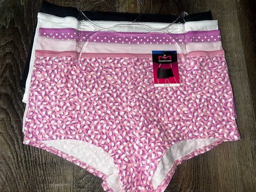 Maidenform ~ 5-Pair Womens Boyshort Underwear Cotton Blend Multicolor (B... - $32.66