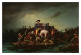President George Washington Crossing The Delaware River Painting 4X6 Photo - £6.24 GBP