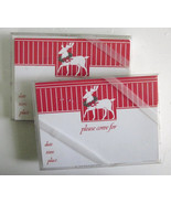 Gordon Fraser 16 Christmas Reindeer Invitations Printed in England New V... - £14.91 GBP