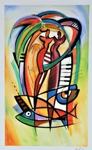 Rhythm in the Tropics by Alfred Gockel Seriolithograph on Paper Signed in Plate - £92.93 GBP
