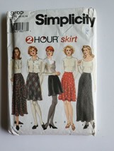 Vtg 90s Simplicity 9765  Bias Skirts Size 10-14 Sewing Pattern Women Uncut - $14.84