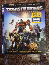 4K Hd Slipcover Only Transformers: Rise Of The Beasts (2023) No MOVIE/ No Disc - $2.56