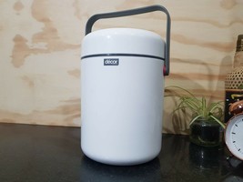 Decor Buddy Insulated Retro Classic White Drink &amp; Food Cooler Picnic Chiller - £20.15 GBP