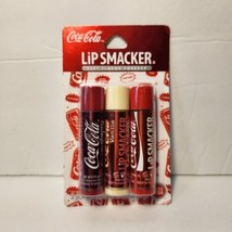 Lip Smacker 3 COKE Balms - Coca Cola, Cherry and Vanilla Classic Flavors - £7.69 GBP