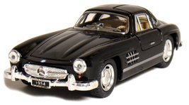 KiNSMART 5&quot; 1954 Mercedes-Benz 300 SL Coupe 1:36 Scale (Black). - £8.47 GBP