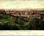 Raphotype Vista Da College Torre Lancaster Pennsylvania Pa 1908 Udb Cart... - $13.27