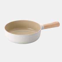 Neoflam Fika Ih Induction Nonstick Wok Pan 7.0&quot; (18cm) Oven Safe No Pfoa White - £52.14 GBP