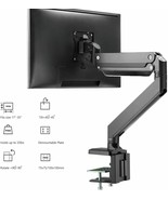 WALI Single Monitor Spring Desk Mount Heavy Duty Aluminum Adjustable 35 in 33 lb