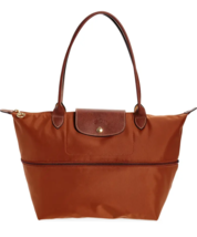 Longchamp Le Pliage Large Nylon Expandable Tote ~NIP~ COGNAC - $212.85