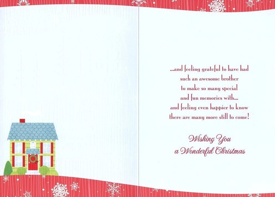 For You Brother - Christmas Greeting Card - 61776 Item image 2