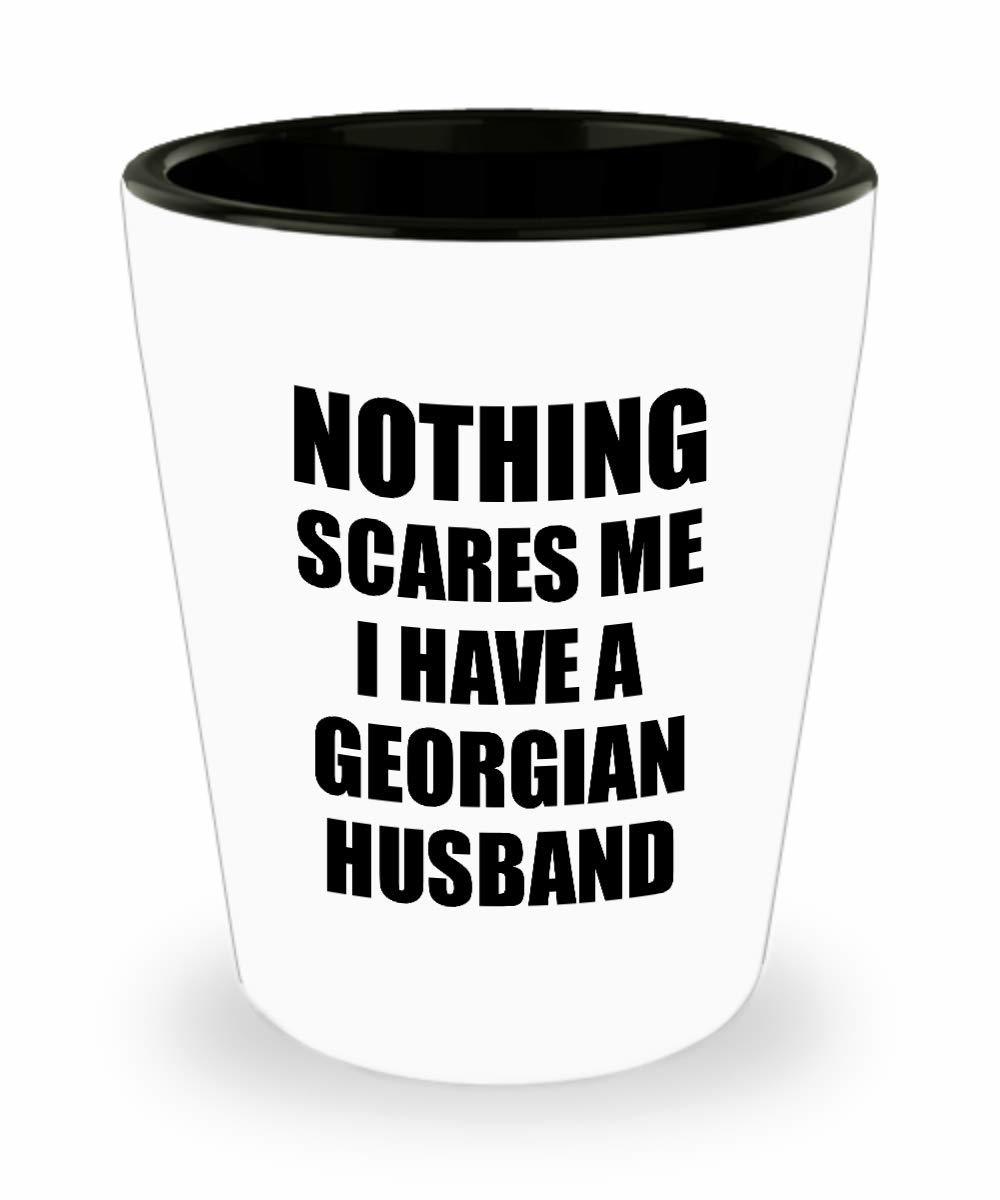 Georgian Husband Shot Glass Funny Valentine Gift For Wife My Spouse Wifey Her Ge