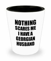 Georgian Husband Shot Glass Funny Valentine Gift For Wife My Spouse Wifey Her Ge - £10.10 GBP