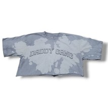 Barstool Sports Top Size Small Crop Top &quot;Daddy Gang&quot; Graphic Tee Graphic... - £23.29 GBP