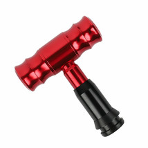 Aircraft Joystick Red Aluminum Automatic Car Racing Gear Shift Knob Universal - $15.00