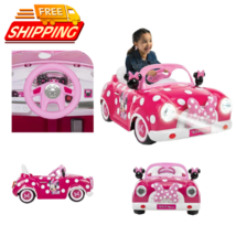 Minnie Mouse Convertible Car 6 Volts Electric Ride-on For Children Ages ... - £157.81 GBP