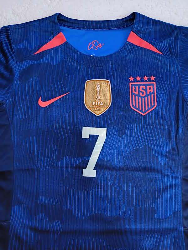 Alyssa Thompson USA USWNT 2023 World Cup Stadium Blue Away Womens Soccer Jersey Item image 2
