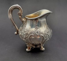 Reed &amp; Barton Regent Hand Chased Creamer Vintage Silver Rare Discontinued  - $56.09