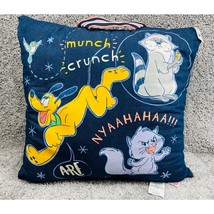 Disney Parks Blue Sidekick Pals Print Throw Pillow 22&quot; x 24&quot; - $38.87