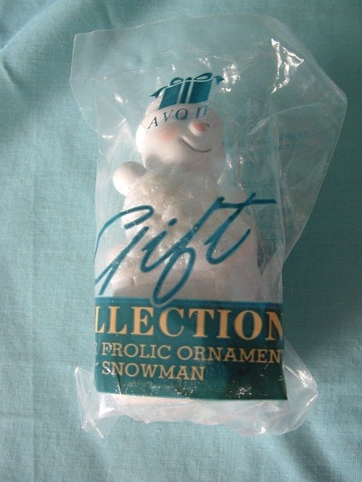 Primary image for AVON 1996 Winter Frolic Ornament - Snowman - NIP