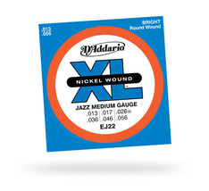 D&#39;Addario EJ22 Nickel Jazz Medium Electric Guitar Strings - £15.73 GBP