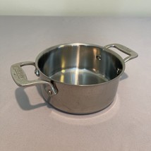 All-Clad Metalcrafters Stainless Steel 0.5 qt. Mini Cocotte Saucepan No LID - £23.69 GBP