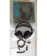 Logitech G733 Lightspeed Wireless Gaming Headset On Ear Boom Mic Lightwe... - $94.37 CAD