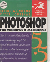 Photoshop for Windows &amp; Macintosh 5.5 Hardback 1999 Book - £1.59 GBP