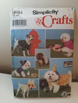 Simplicity Pattern 9884 Longia Miller Designs ~ Dog Costumes & Outfits Size S-M - $7.87