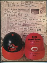 Baltimore Orioles Vs Cincinnati Reds World Series PROGRAM-1970-PHOTOS-STATS-nm - £81.66 GBP