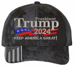 Trump 2024 Hat - President Donald Trump Make America Great Again KRYPTEK HAT - £18.86 GBP